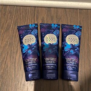 New - Bath and Body Works Moonlight Path body cream lot of 3